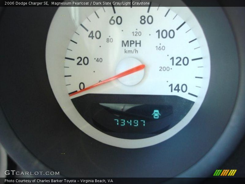 Magnesium Pearlcoat / Dark Slate Gray/Light Graystone 2006 Dodge Charger SE