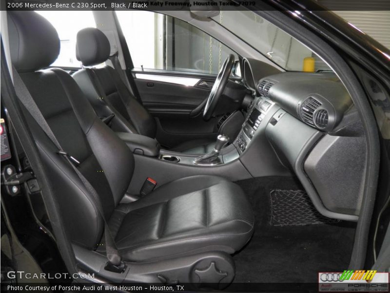 Black / Black 2006 Mercedes-Benz C 230 Sport