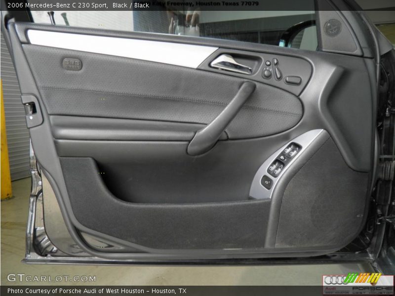 Black / Black 2006 Mercedes-Benz C 230 Sport