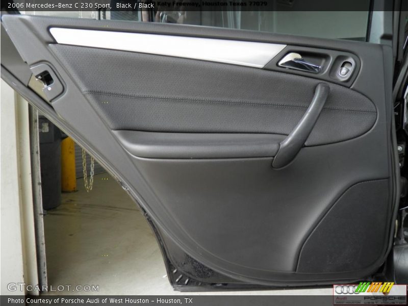 Black / Black 2006 Mercedes-Benz C 230 Sport
