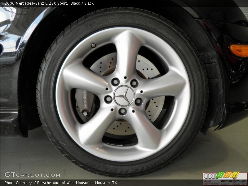 Black / Black 2006 Mercedes-Benz C 230 Sport