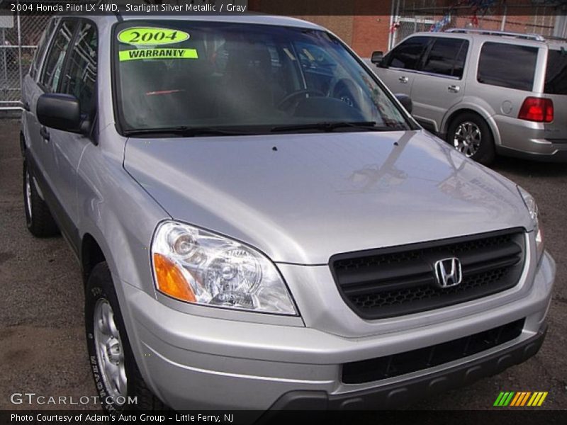 Starlight Silver Metallic / Gray 2004 Honda Pilot LX 4WD