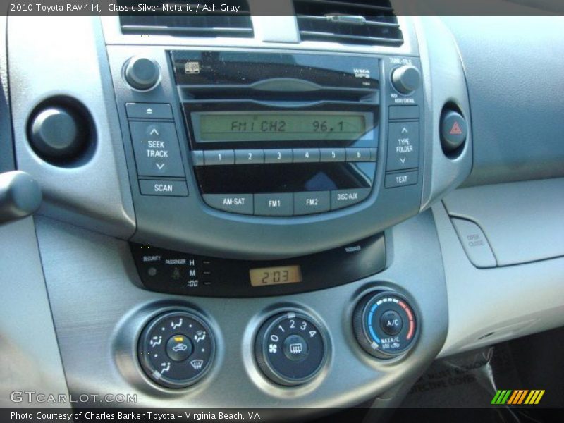 Classic Silver Metallic / Ash Gray 2010 Toyota RAV4 I4