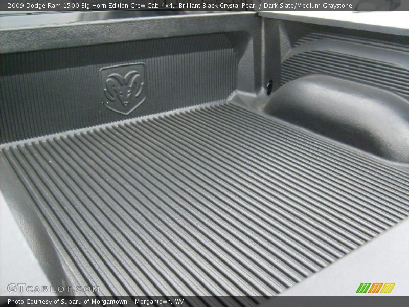 Brilliant Black Crystal Pearl / Dark Slate/Medium Graystone 2009 Dodge Ram 1500 Big Horn Edition Crew Cab 4x4