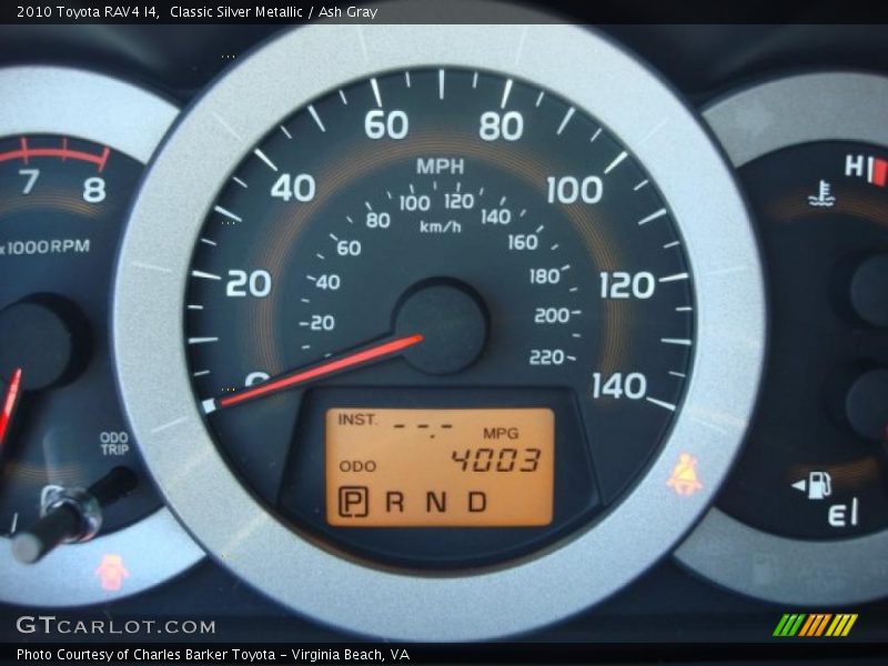 Classic Silver Metallic / Ash Gray 2010 Toyota RAV4 I4