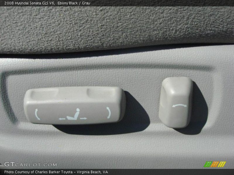 Ebony Black / Gray 2008 Hyundai Sonata GLS V6