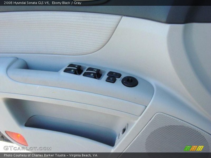 Ebony Black / Gray 2008 Hyundai Sonata GLS V6