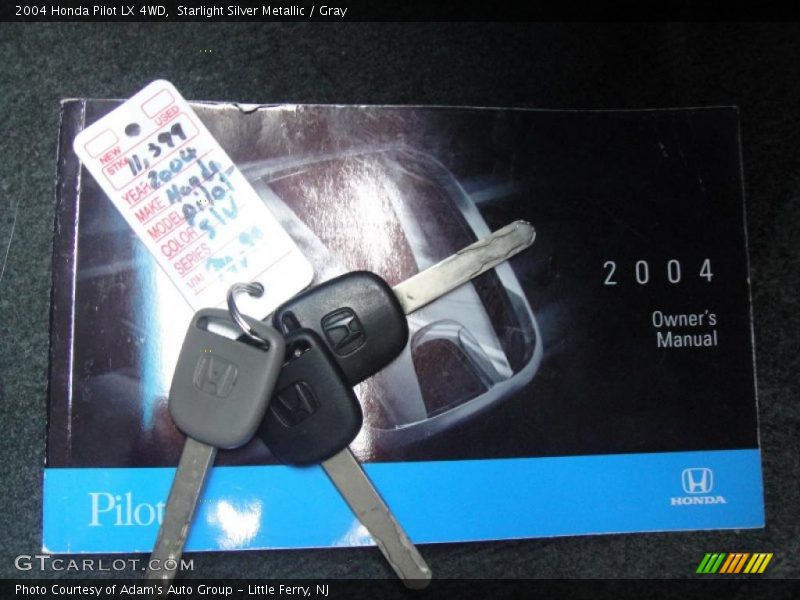 Starlight Silver Metallic / Gray 2004 Honda Pilot LX 4WD