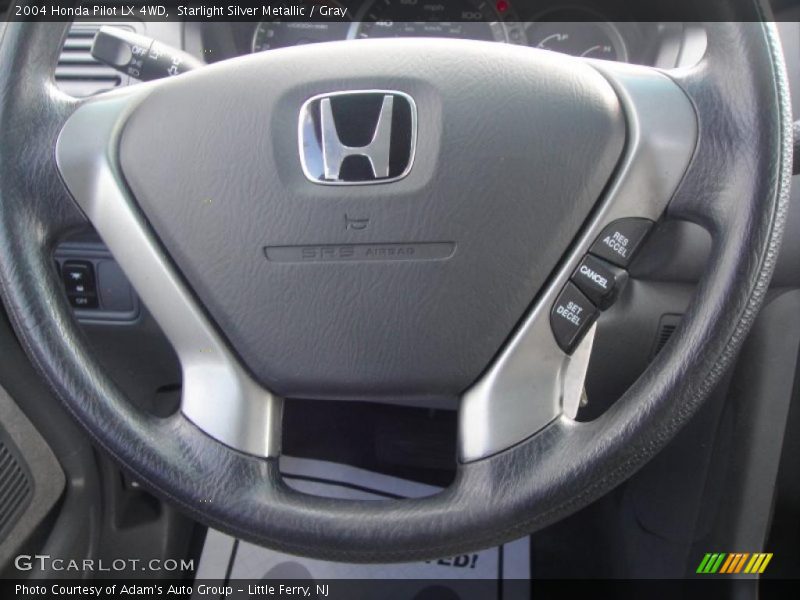 Starlight Silver Metallic / Gray 2004 Honda Pilot LX 4WD