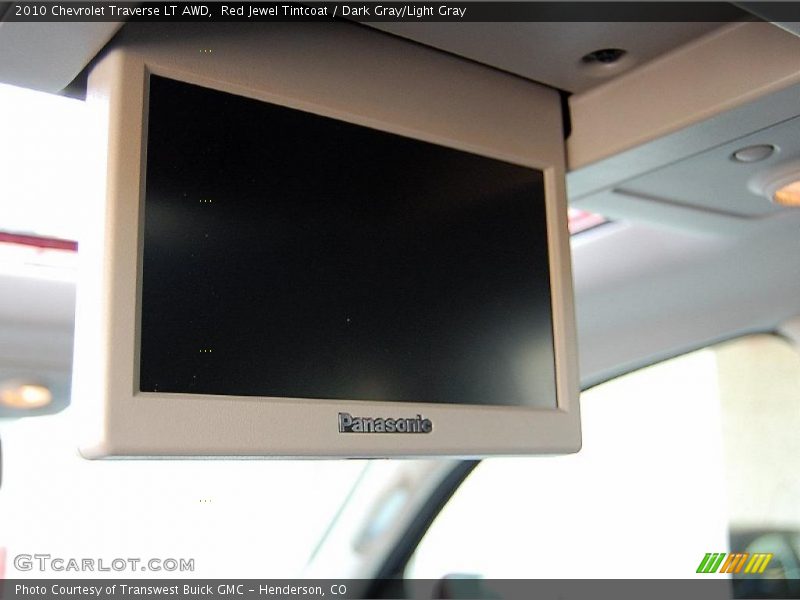 Red Jewel Tintcoat / Dark Gray/Light Gray 2010 Chevrolet Traverse LT AWD