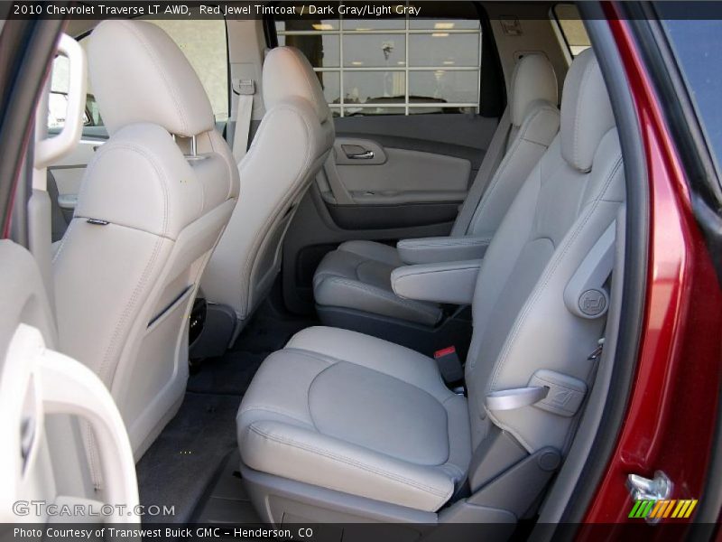 Red Jewel Tintcoat / Dark Gray/Light Gray 2010 Chevrolet Traverse LT AWD