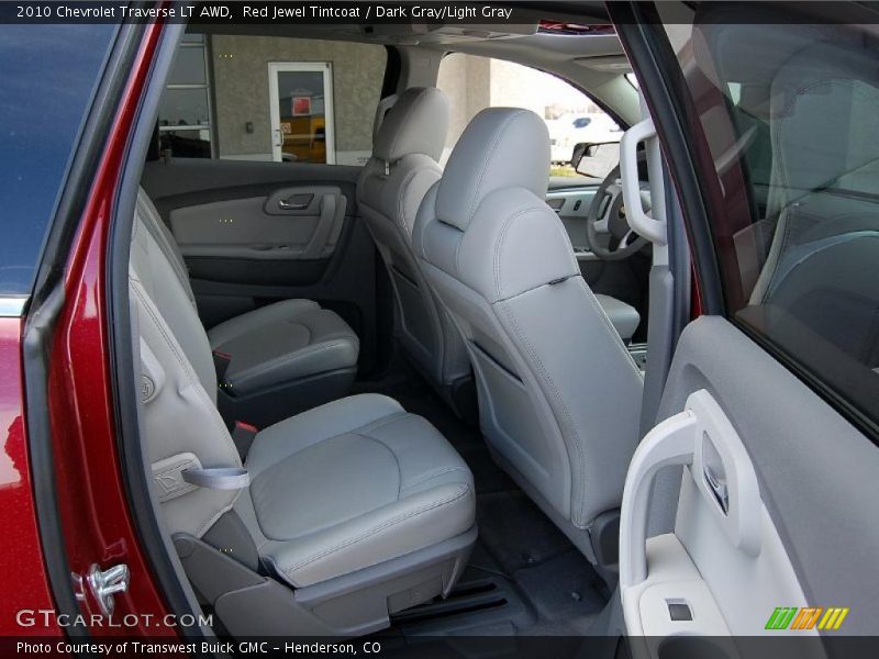 Red Jewel Tintcoat / Dark Gray/Light Gray 2010 Chevrolet Traverse LT AWD