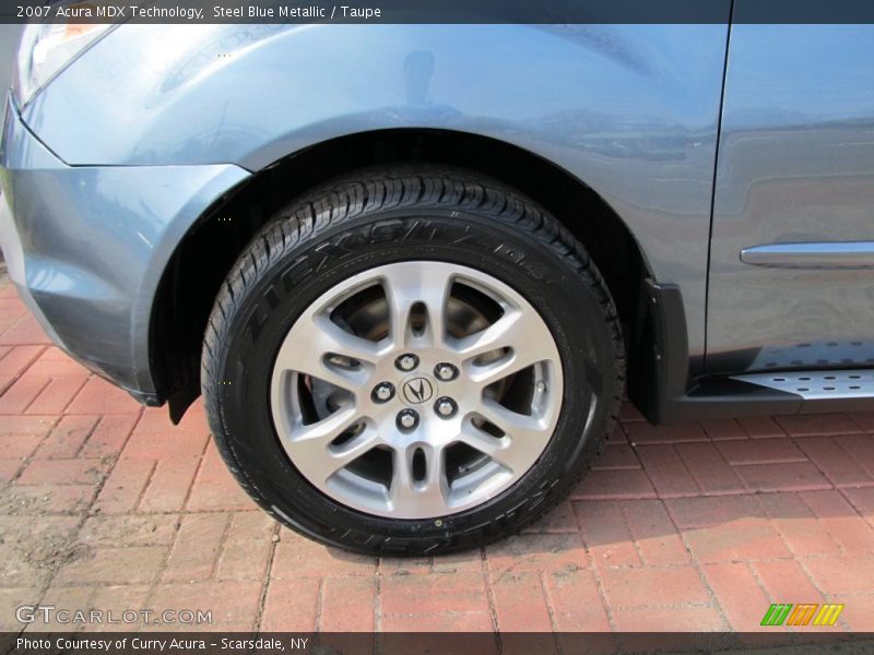 Steel Blue Metallic / Taupe 2007 Acura MDX Technology