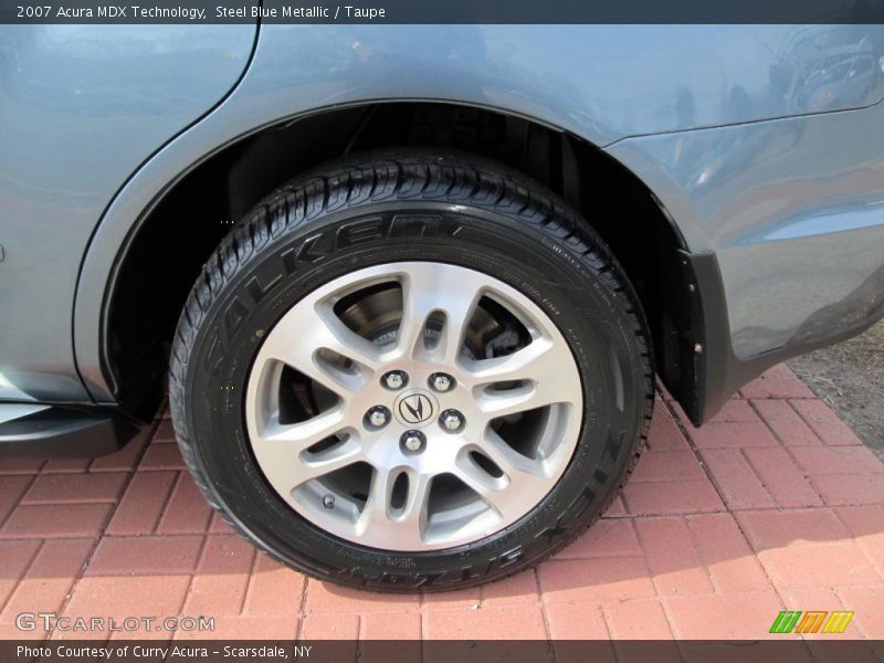 Steel Blue Metallic / Taupe 2007 Acura MDX Technology