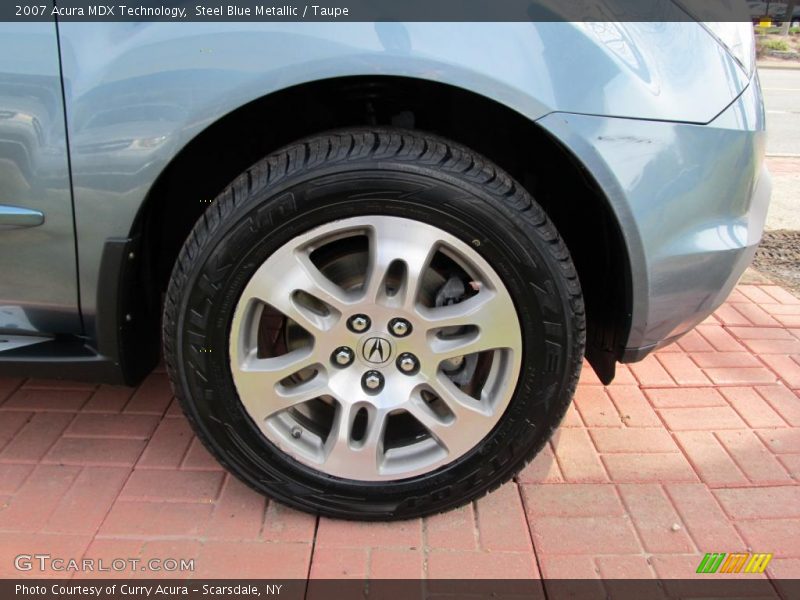 Steel Blue Metallic / Taupe 2007 Acura MDX Technology