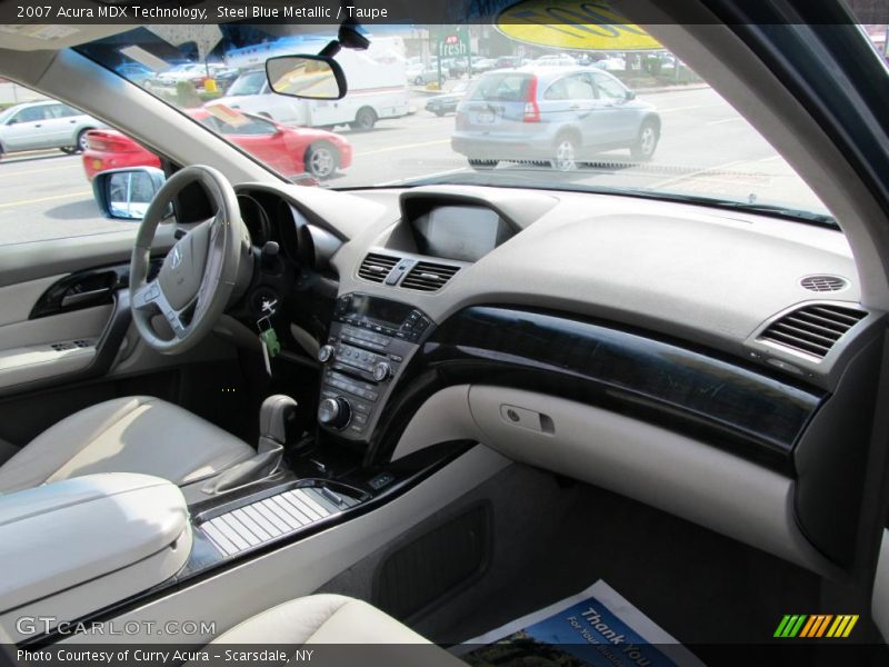 Steel Blue Metallic / Taupe 2007 Acura MDX Technology