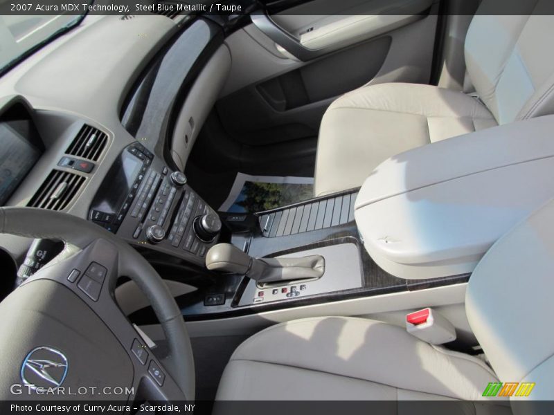 Steel Blue Metallic / Taupe 2007 Acura MDX Technology