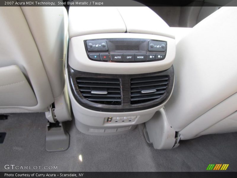 Steel Blue Metallic / Taupe 2007 Acura MDX Technology