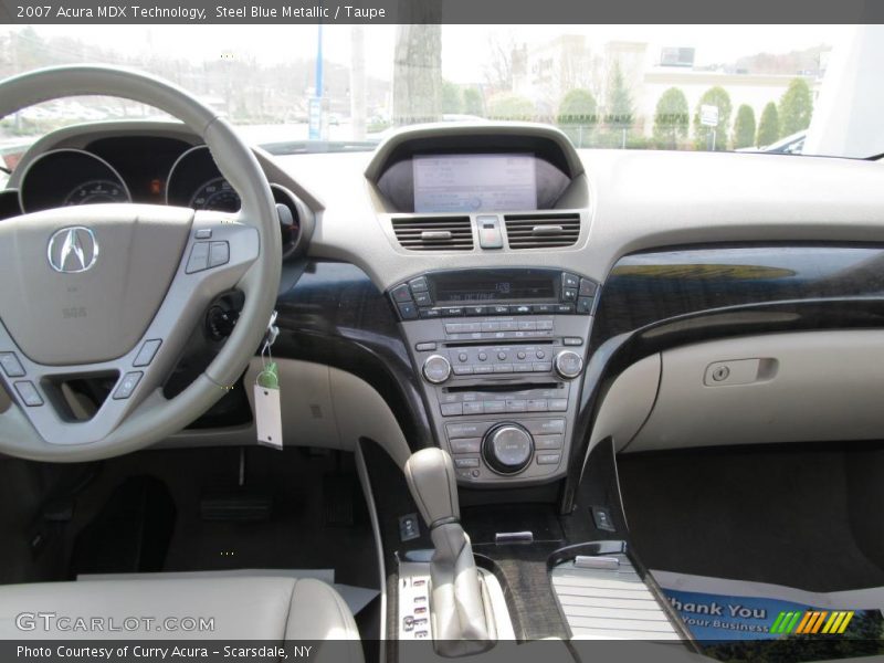 Steel Blue Metallic / Taupe 2007 Acura MDX Technology