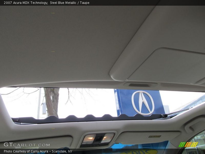 Steel Blue Metallic / Taupe 2007 Acura MDX Technology