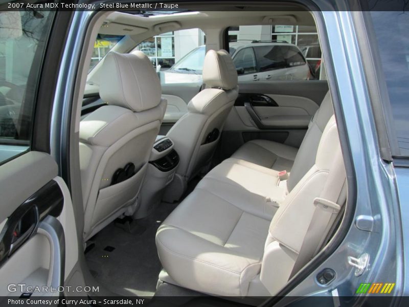 Steel Blue Metallic / Taupe 2007 Acura MDX Technology