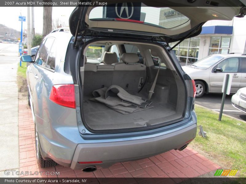 Steel Blue Metallic / Taupe 2007 Acura MDX Technology