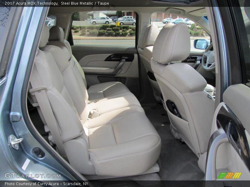 Steel Blue Metallic / Taupe 2007 Acura MDX Technology