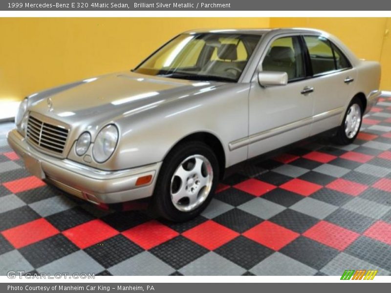 Brilliant Silver Metallic / Parchment 1999 Mercedes-Benz E 320 4Matic Sedan