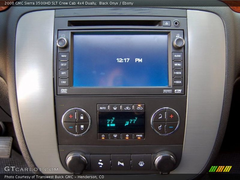 Controls of 2008 Sierra 3500HD SLT Crew Cab 4x4 Dually