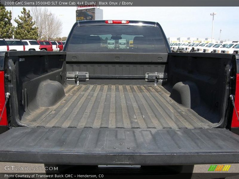 Black Onyx / Ebony 2008 GMC Sierra 3500HD SLT Crew Cab 4x4 Dually
