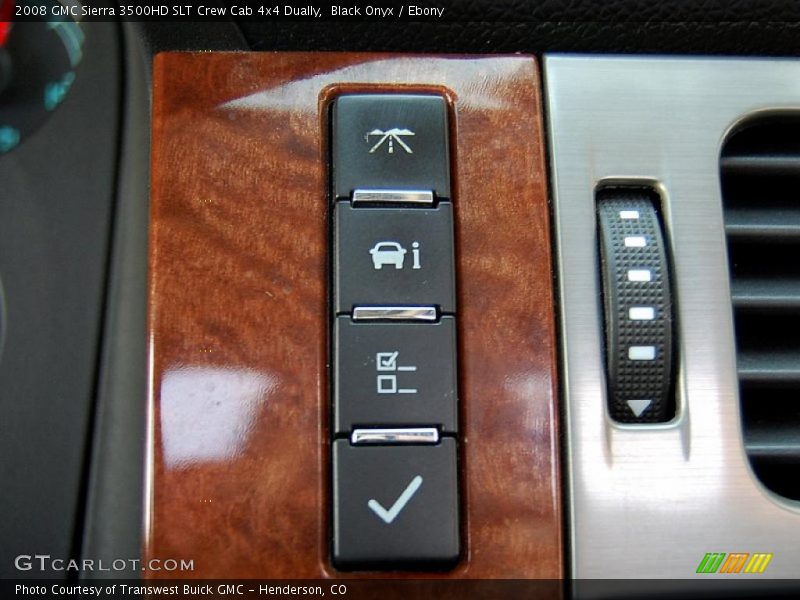 Controls of 2008 Sierra 3500HD SLT Crew Cab 4x4 Dually