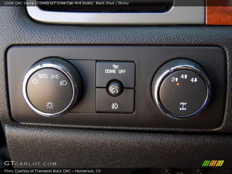 Controls of 2008 Sierra 3500HD SLT Crew Cab 4x4 Dually