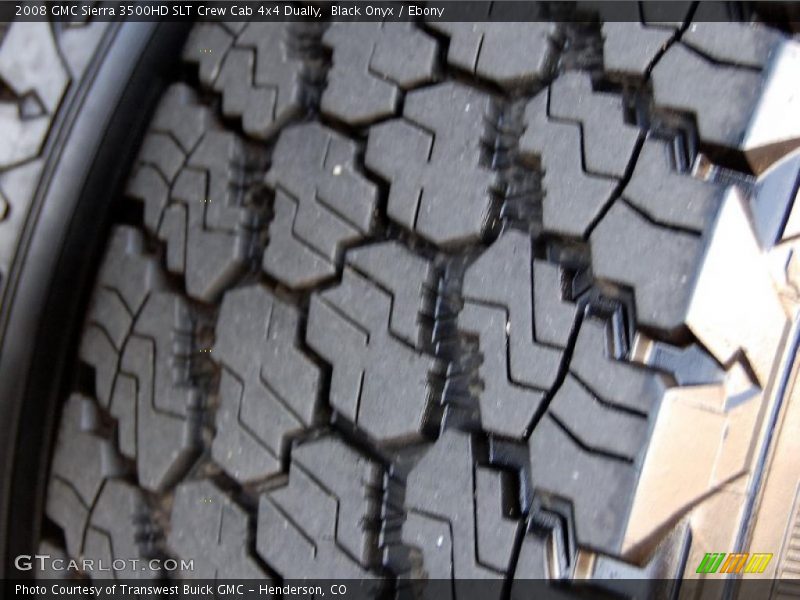 Black Onyx / Ebony 2008 GMC Sierra 3500HD SLT Crew Cab 4x4 Dually