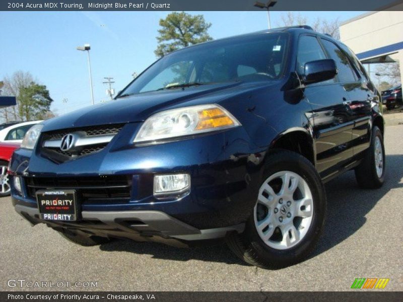 Midnight Blue Pearl / Quartz 2004 Acura MDX Touring