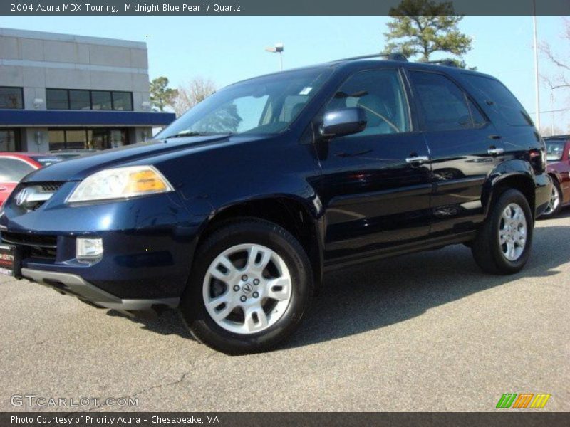 Midnight Blue Pearl / Quartz 2004 Acura MDX Touring