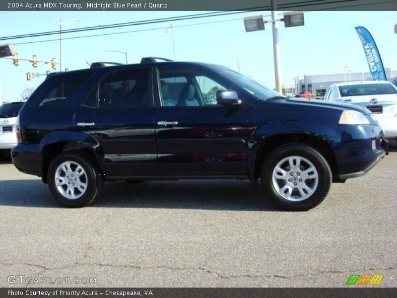 Midnight Blue Pearl / Quartz 2004 Acura MDX Touring