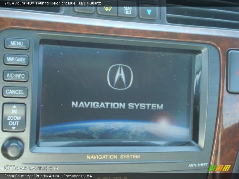 Midnight Blue Pearl / Quartz 2004 Acura MDX Touring