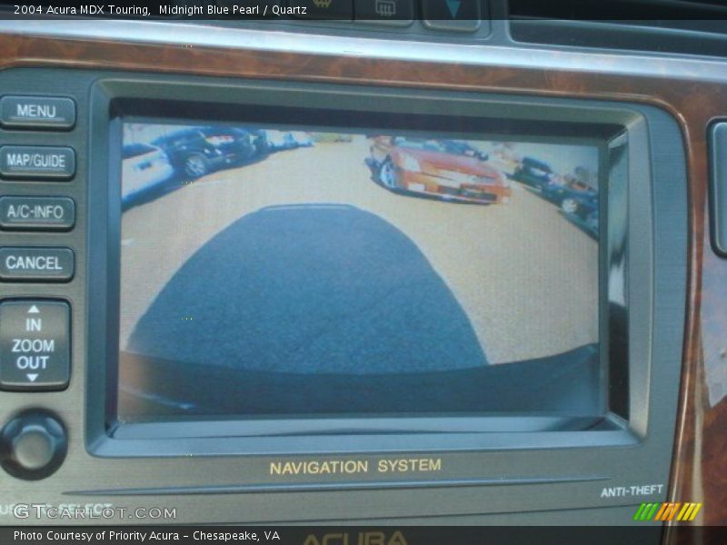 Controls of 2004 MDX Touring