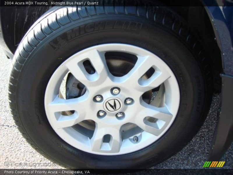 Midnight Blue Pearl / Quartz 2004 Acura MDX Touring