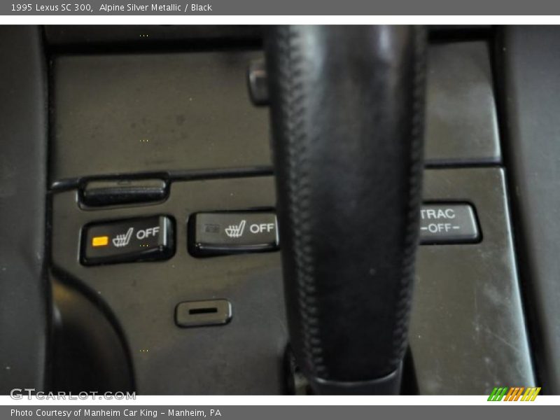 Alpine Silver Metallic / Black 1995 Lexus SC 300