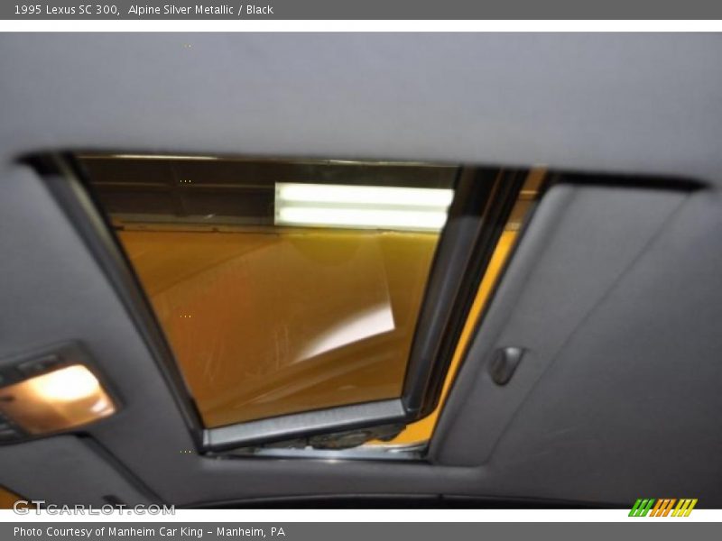 Alpine Silver Metallic / Black 1995 Lexus SC 300