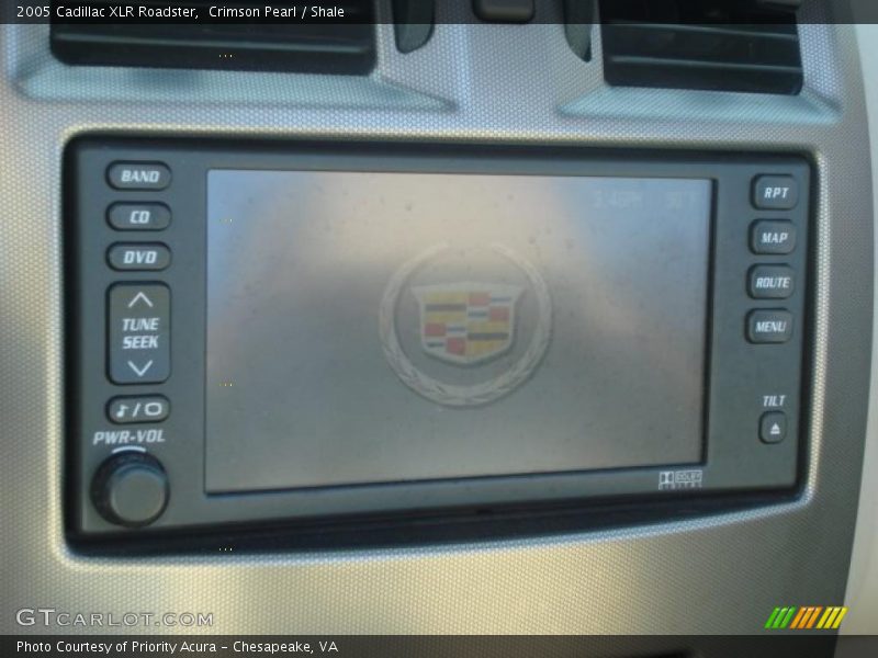 Controls of 2005 XLR Roadster