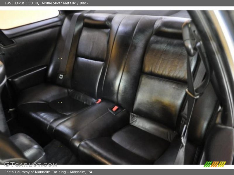 Alpine Silver Metallic / Black 1995 Lexus SC 300