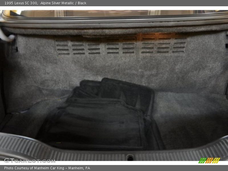 Alpine Silver Metallic / Black 1995 Lexus SC 300