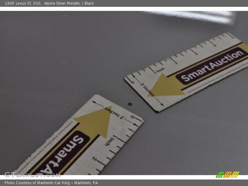 Alpine Silver Metallic / Black 1995 Lexus SC 300