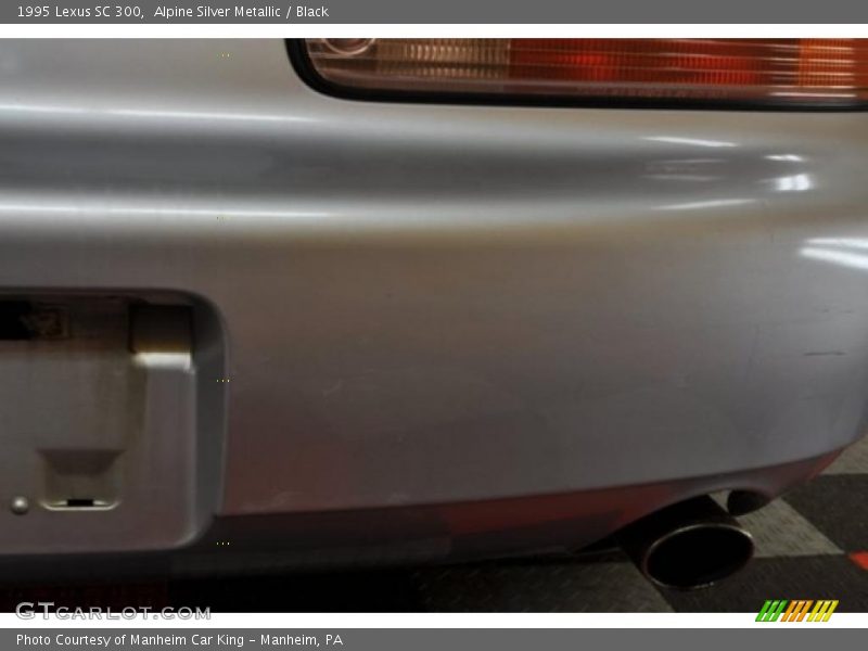 Alpine Silver Metallic / Black 1995 Lexus SC 300