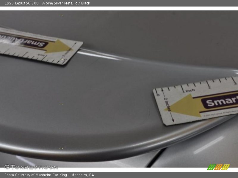 Alpine Silver Metallic / Black 1995 Lexus SC 300