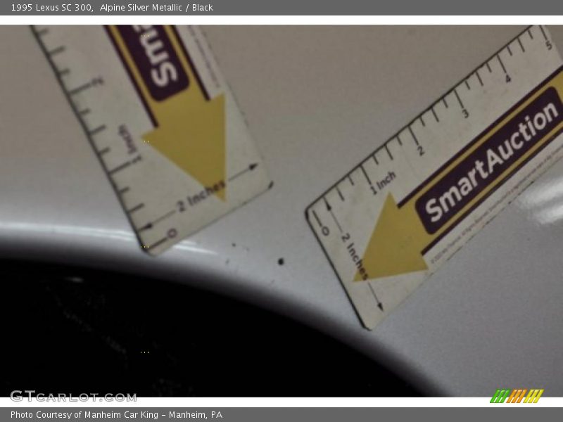 Alpine Silver Metallic / Black 1995 Lexus SC 300