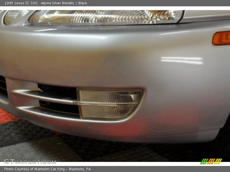 Alpine Silver Metallic / Black 1995 Lexus SC 300