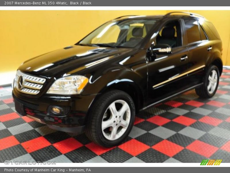 Black / Black 2007 Mercedes-Benz ML 350 4Matic